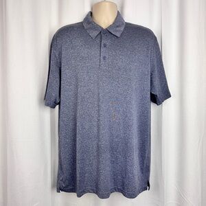 296. Sport-Tek Heathered Blue Performance Polo Shirt XL